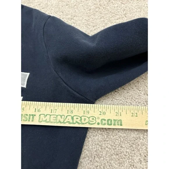 VTG Y2K Nike Team Full Zip Spell Out Varsity Jacket Blue Size Large - Picture 5 of 6